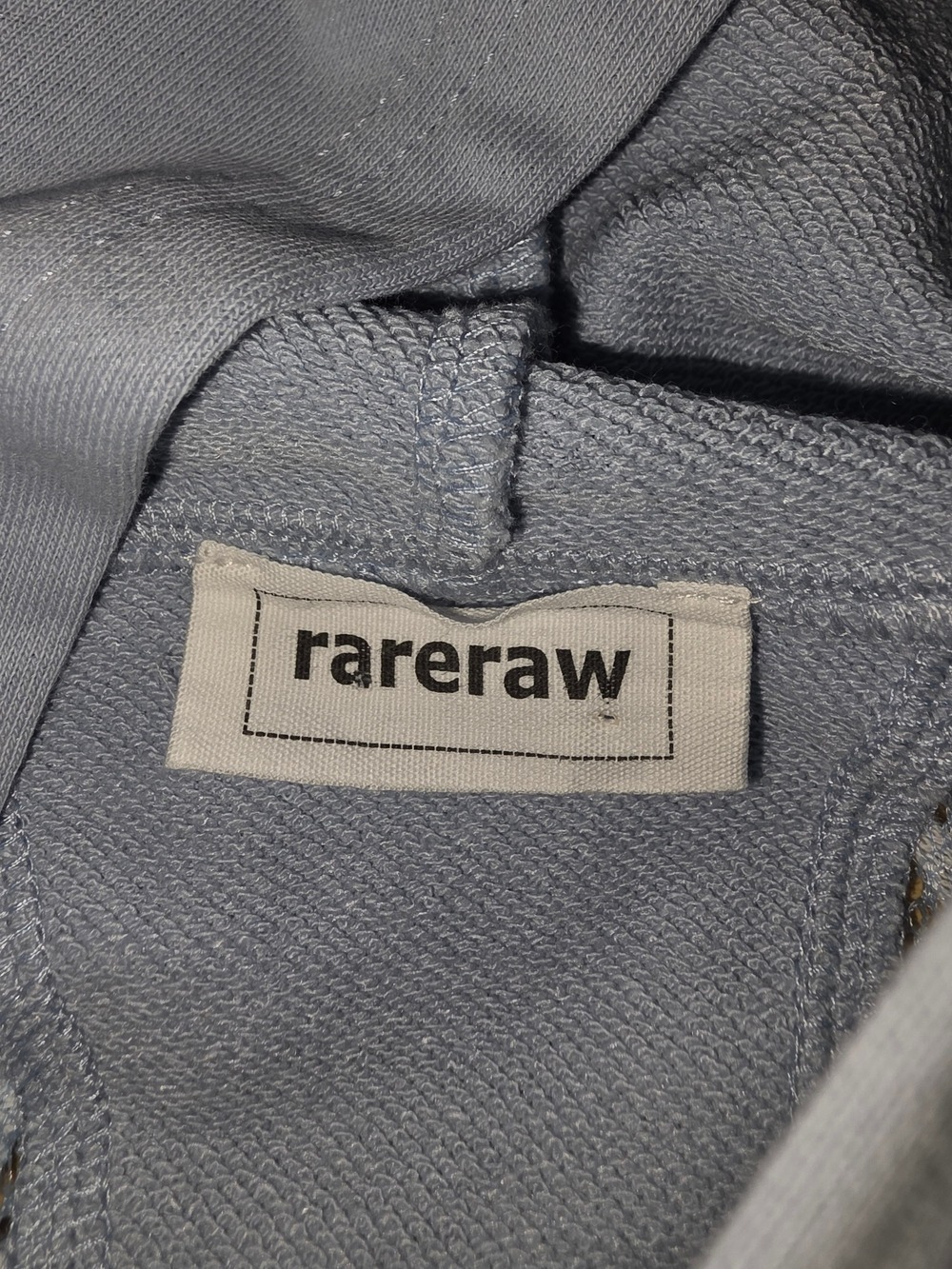 Rawrare Light Blue Lace Trim Hoodie Sweatshirt #HD10 - Picture 10 of 10
